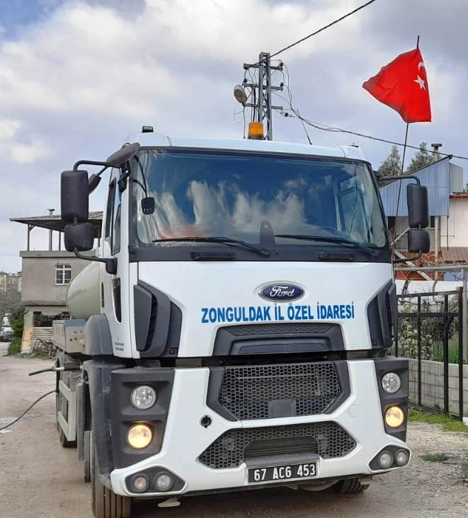 Zonguldak İl Özel İdare Ekiplerimizin Hatay Antakya'daki Çalışmalarından Görüntüler