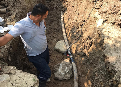 Devrek İlçesi Mahmutoğlu Köyü İçme Suyu Hattı Arızası Giderildi.